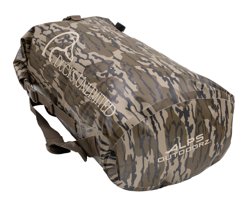 ALPS OutdoorZ Ducks Unlimited Guardian Backpack Dry Bag, 35L - Mossy Oak Original Bottomland