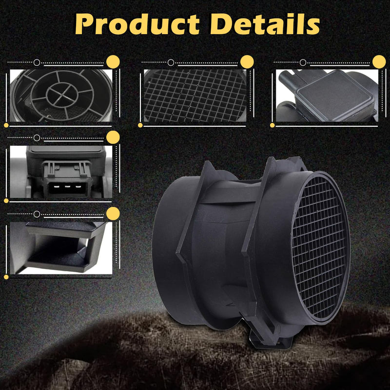 Mass Air Flow Sensors Meter MAF Fit for BMW E39 E46 2000 323Ci 328Ci 99-00 323i 328i 528i 01-03 325Ci 325i 525i 01-05 325Xi 1999 328is 99-02 Z3 99-00 Sonata 02-05 Freelander 04-06 Verona 2000 S40 V40