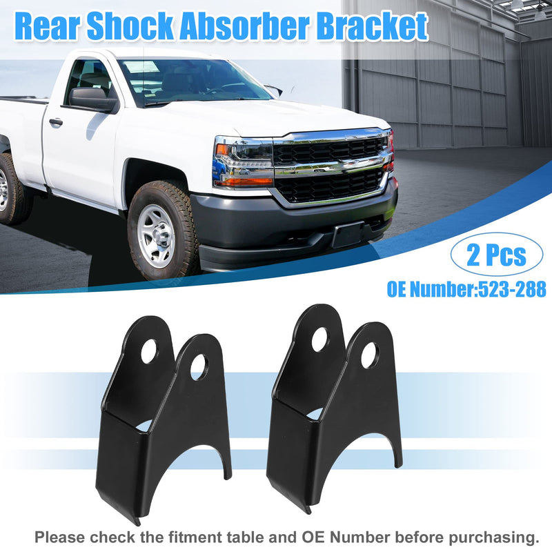 X AUTOHAUX 2 Pcs Rear Upper Shock Absorber Bracket Shock Mount Repair Kit for GMC Sierra 1500 2500 for Chevrolet Silverado 1500 2500 1999-2006 Replaces 523-288