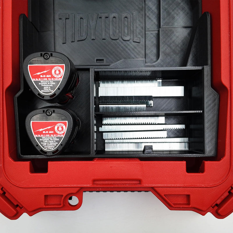 Insert for Milwaukee M12 Stapler Liner and Packout Compact Organizer