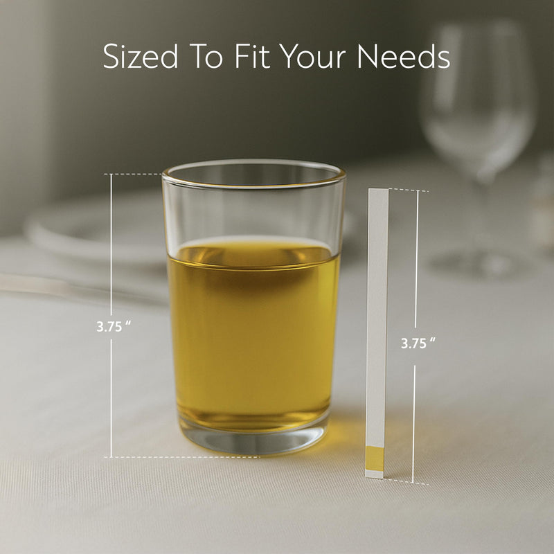 Restaurantware 3.8 x 1.3 Inch Restaurant Test Strips 100 Low Range Food Service Test Strips - Food Grade Easy To Use Paper Fryer Oil Test Kit FFA Concentration Ratings Quick Results