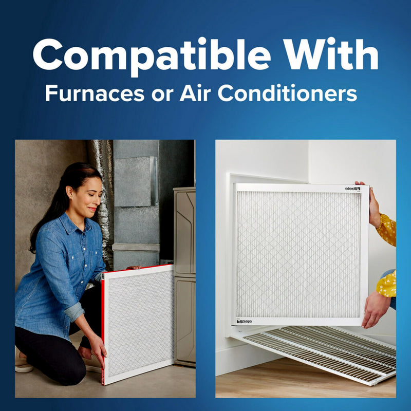 Filtrete 18x20x1 AC Furnace Air Filter, MERV 11, MPR 1000, Micro Allergen Defense, 3-Month Pleated 1-Inch Electrostatic Air Cleaning Filter, 2 Pack (Actual Size 17.81 x 19.81 x 0.81 in)