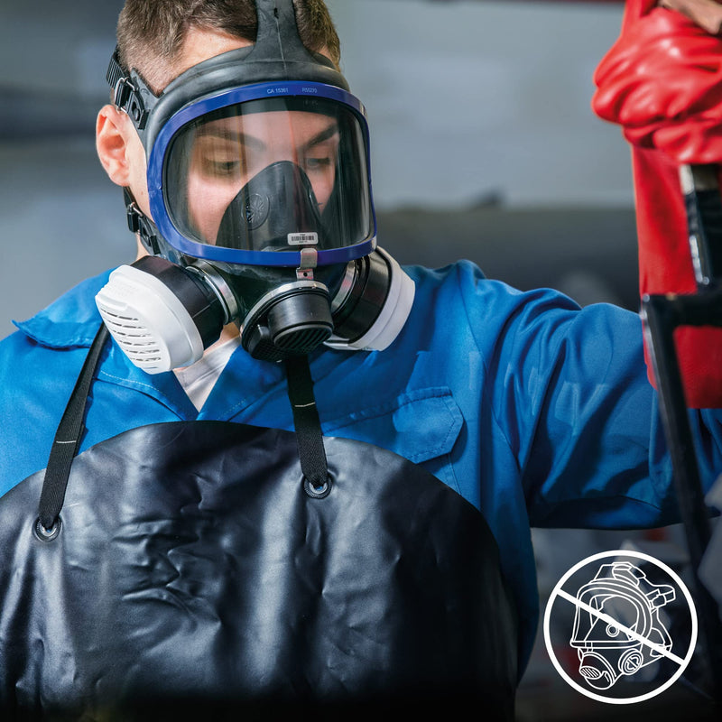 Dräger Pack of 25 Paint Spray Films for Full Mask 5500 or 6300 6500 Attachment Films