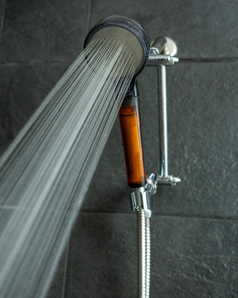 AquaYouth Vitamin C Handheld Shower Head | Built-in Vitamin C + Ceramic Balls Reduces Chlorine & Chloramine, While Improving Skin and Hair Health