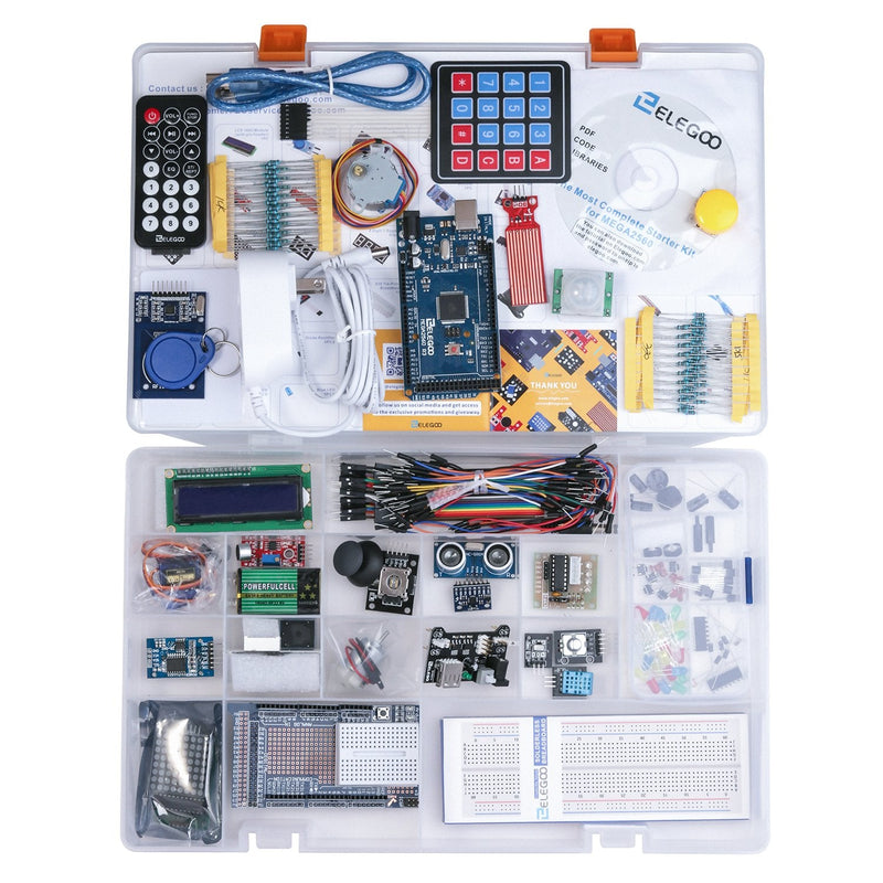 ELEGOO UNO R3 Board ATmega328P & ELEGOO Mega R3 Project The Most Complete Ultimate Starter Kit