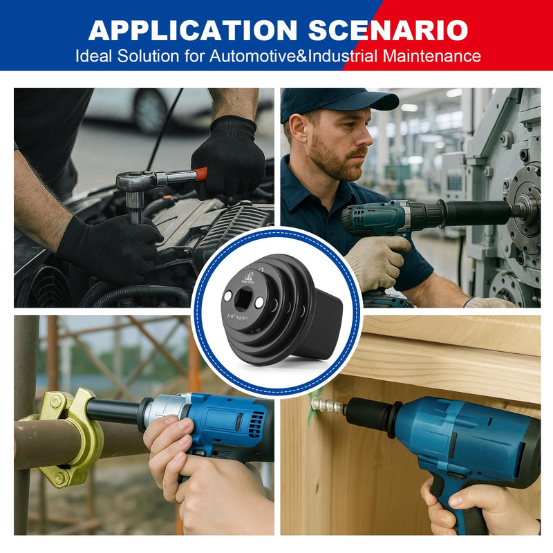 Socket Set Adapter,Low Profile Impact Socket Set Works with Impact Wrench，Torque Wrench，Electric Ratchet，Designed for Confined Space，3/8" to 1/2", 1/4" to 3/8", 3/4" to 1", 1/2" to 3/4", 8PC 8