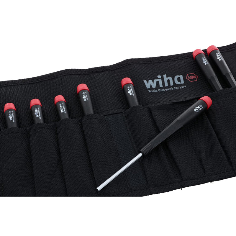 Wiha 26399 Hex Inch Screwdriver Set With Precision Handle, 8 Piece