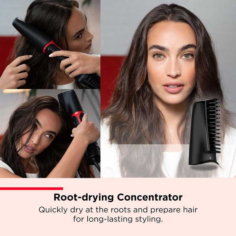 Revlon One-Step Blow-Dry Multi Styler - 3 in 1 Tool - RVDR5333 | Dry, curl and volumise with The 3 Interchangeable attachments, Detachable Head, Curler, Dryer, Styler 3-in-1 Multi Styler