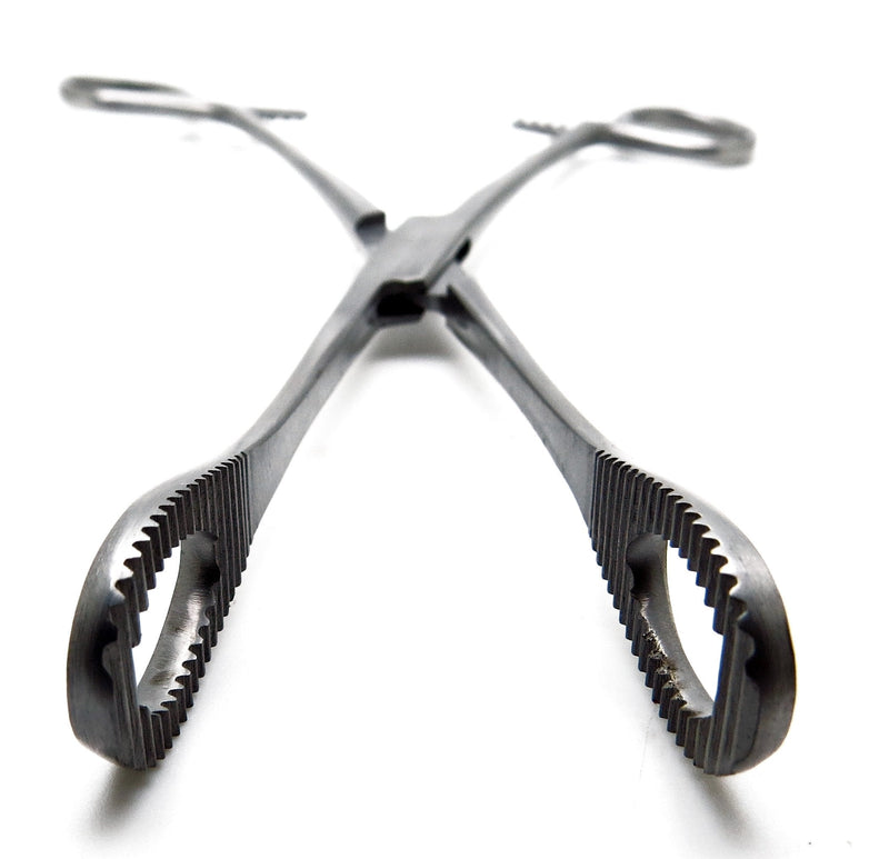 Foerster Sponge Forceps 9.5" Straight Serrated Surgical Holding Veterinary Instruments