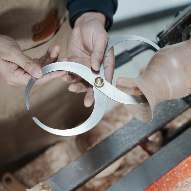 DEC240 Woodturning Double Ended Bowl Calipers Stainless Steel, Woodworking Caliper Tools. DEC240