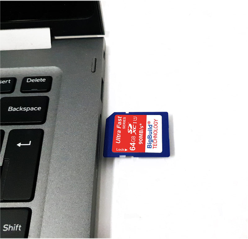 64GB Ultra Fast SDXC 90MB/s Memory Card Compatible with Sony Cyber-Shot DSC W800, W830, WX220B, WX350, WX500 Camera Blue / Size: 64GB