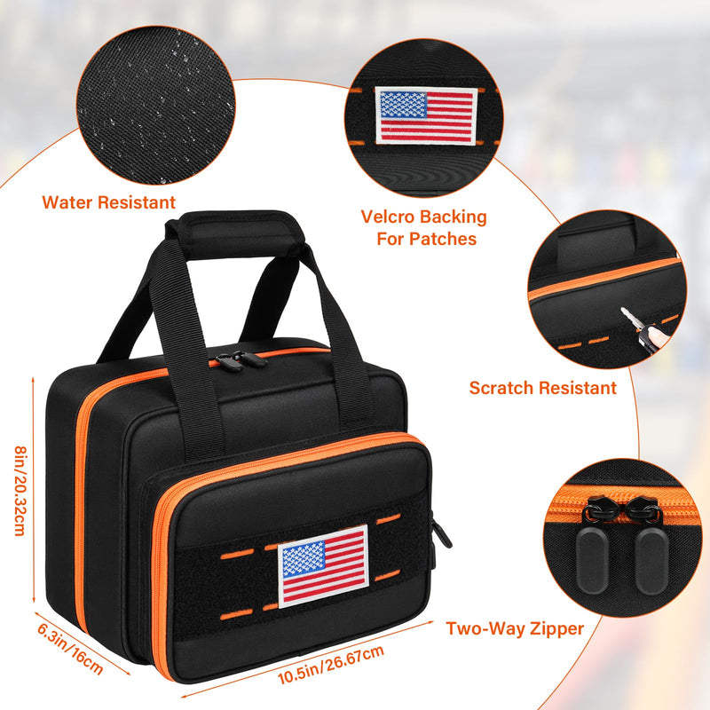 Carrying Case Compatible with Klein Tools ET310/MM325/NCVT3P/RT250/69149P, Electrician Tool Organizer for Multimeter, Voltage Tester, Clamp Meter & Circuit Breaker Finder
