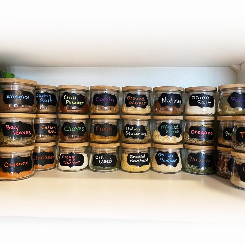 Oui Yogurt Jar Lids - 24 Pack Oui Lids - Natural Bamboo Wood with Silicone Sealing Ring and Oui Yogurt Jar Label for 5 oz Oui Yogurt Jars. Bamboo 24Pcs