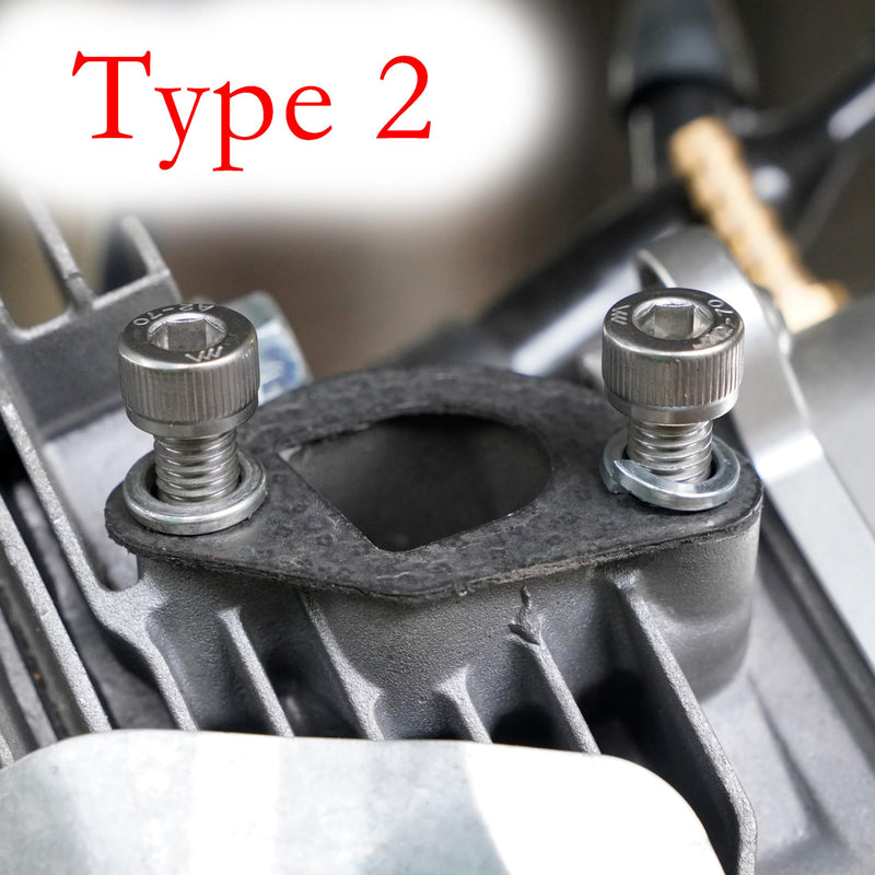 JMCHstore Exhaust Muffler Pipe Mounting Hardware Studs kit For Coleman CT200U BT200X KT196, Predator 212 Baja MB200 Mini Bike, Axis M200 212CC, Hisun 196cc Monster mega moto Engine, Go kart Muffler Mounting Kit