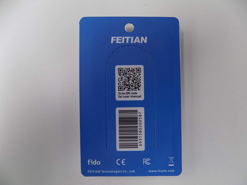 FEITIAN K40 USB Security Key - Two Factor Authenticator - USB-C with NFC, FIDO2 - Help Prevent Account Takeovers