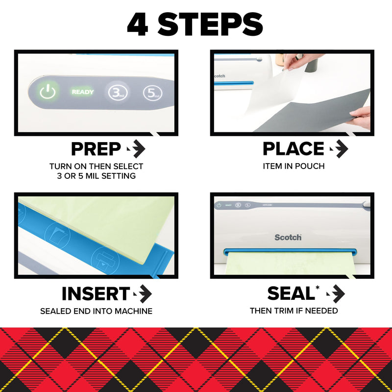 Scotch Construction Paper Thermal Laminating Pouches, 9 x 12 in | 25 Laminator Pouches, 3 Mil, for Kids Artwork, Crafts and School Projects, Requires 13 Inch Laminator Machine
