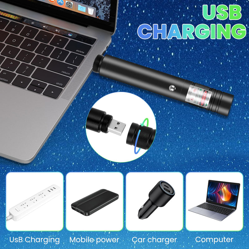 Green Laser Pointer High Power, Long Range Laser Pointe for Astronomy,Outdoors