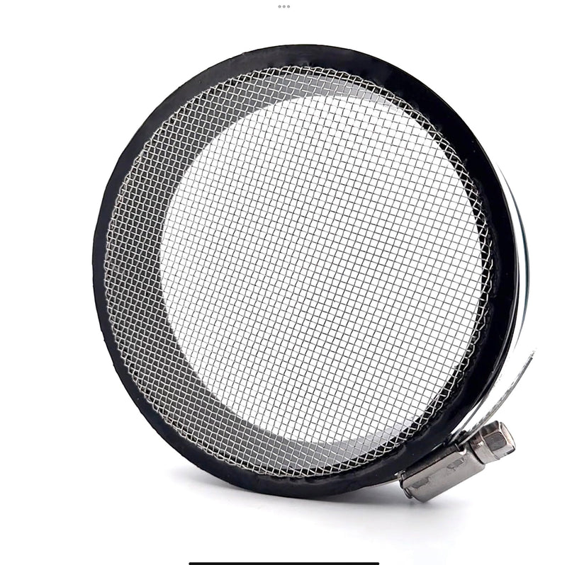 4″ Turbo Inlet Guard – Black Steel Mesh Screen, Universal 4″ / 102 mm Fit – Budget Friendly 4.00" Inlet