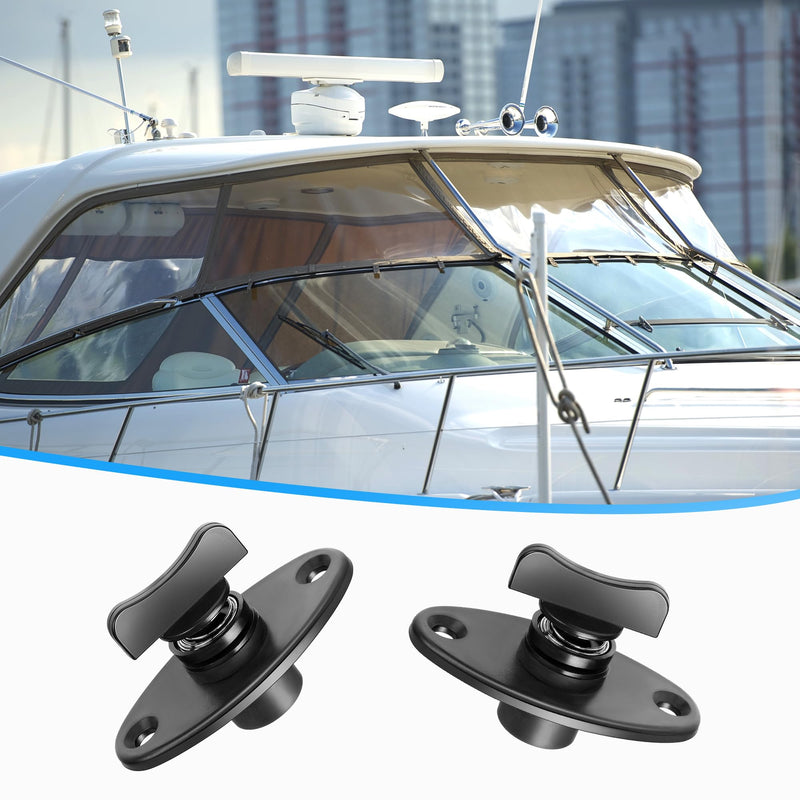 RunNico 4 Set Boat Windshield Fastener, Boat Windshield Clips for Boats Safety-Boat Windshield Replacement Accessories for Protecting Windows and Blocking Strong Winds (4)