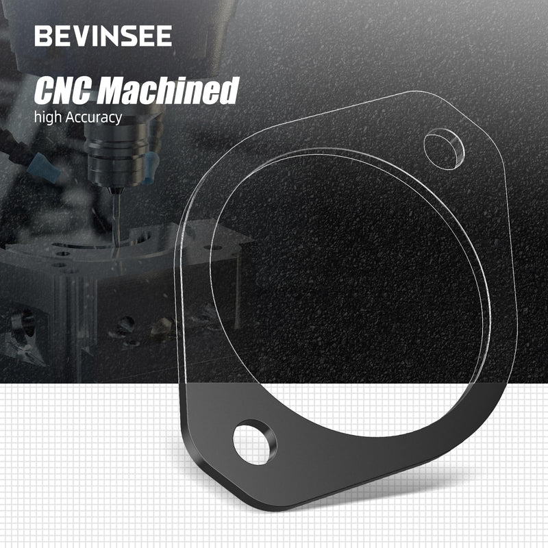 Bevinsee Rear Strut Tower Shock Mount Compatible with BMW E46 E30 E36 Z3 Z4 33526772864 Heavy Duty Reinforcement Plate Set E46 Accessories