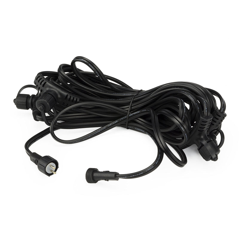 Aquascape 84023 LVL Lighting Cable with 5 Quick Connects for Pond, Garden, and Landscape Features, 25-Foot 5-Outlet Black