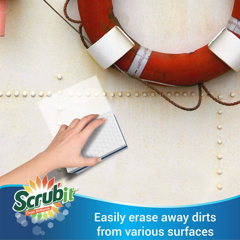 Boat Scuff Erasers - Magic Boating Accessories for Cleaning Black Streak Deck Marks and Marine Dirt – 3 Pack Boat Sponges - Boat Cleaning Supply Gifts