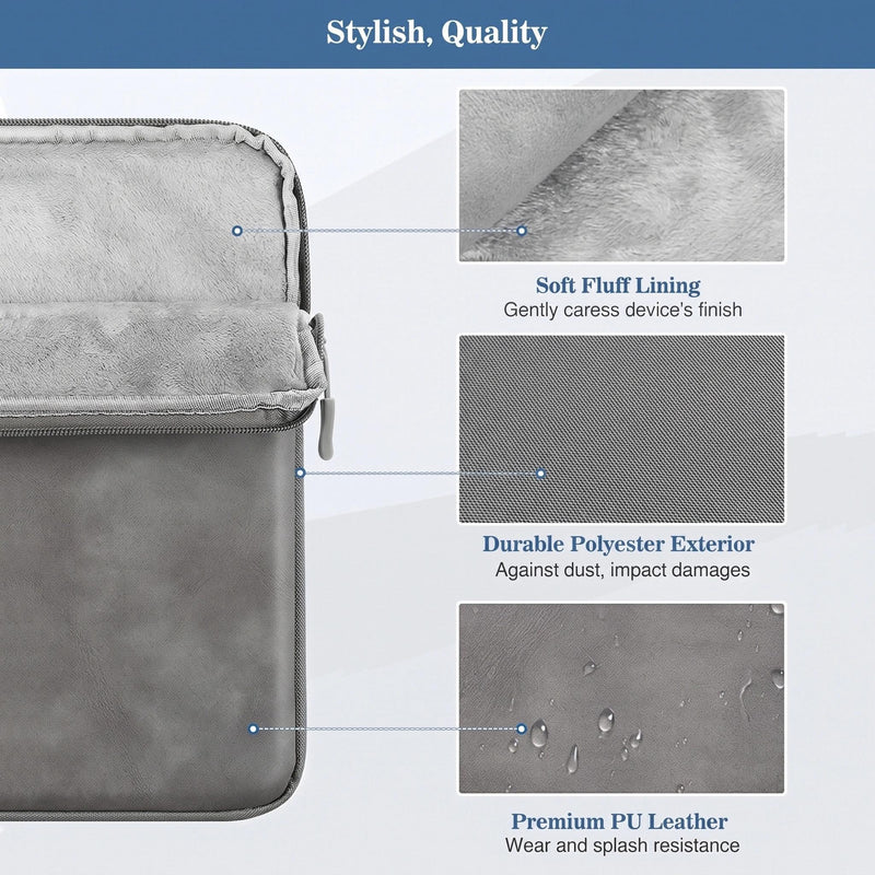 9-11 Inch Tablet Sleeve Bag for 11 inch iPad A16 2025/11 inch Air M3 M2 / Pro M4 / 10.2 10.9" iPad/Air 5/4/3, Tab S9 S8 S7 A8 A9 11" 10.5" Tablet Case(LGray) LGray