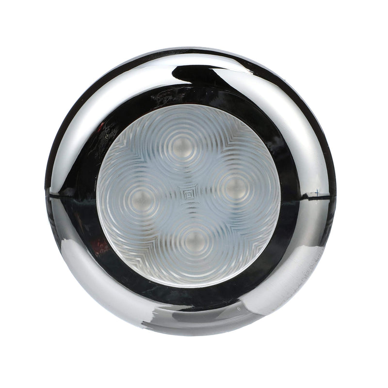 Seachoice LED Courtesy Interior Light Chrome/White Bezel Blue One Size