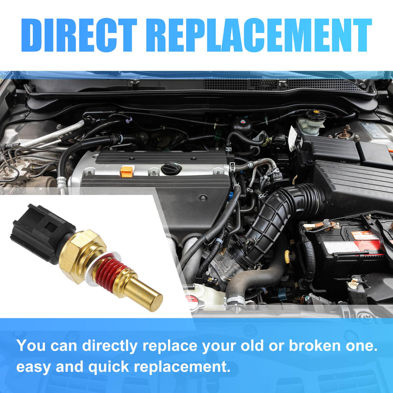 uxcell Car Engine Coolant Temperature Sensor No.8L3Z6G004A for Ford F-150 1997-2010 Water Temperature Sensor