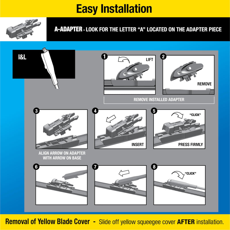 Rain-X 830126 Silicone Endura Wiper Blades, 26 Inch Windshield Wipers (Pack of 1), Automotive Replacement Windshield Wiper Blades With Two Times Longer-Lasting Resilient Silicone Rubber Squeegee 26-Inch
