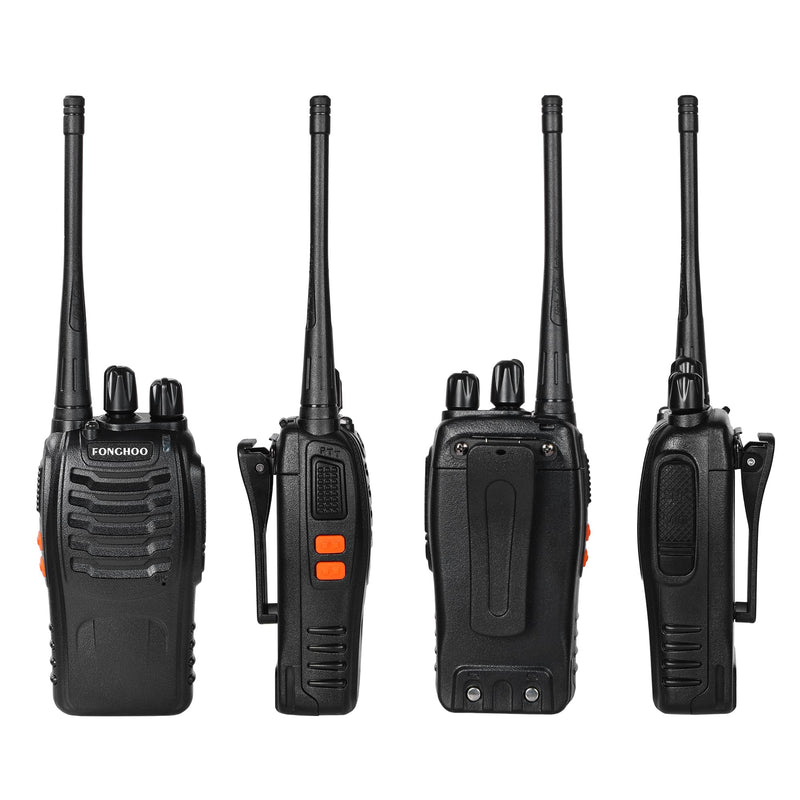 4 Pack Walkie Talkies for Adults Long Range Rechargeable Radio | 16 Channel Handheld Rechargeable 2-Way Radios walkie talkie cruise for Outdoor Hunting Family 4 Pack