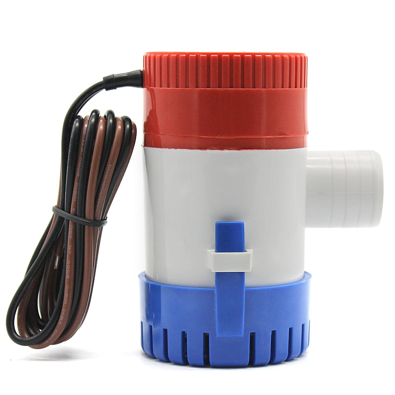 Marine Submersible Boat Rule Bilge Water Pump 750 GPH 12V 3/4 inch Hose Outlet for Boats K3009