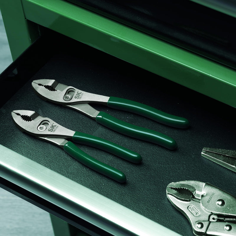 SK Tools USA 2 Piece Combination Slip Joint Pliers Set: 6" & 8" | 17839