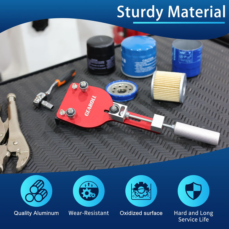 77750 Oil Filter Cutter Tool with Vise Jaw Plate, Oil Filter Cutter Cutting Tool for Filter Cutting Range 2-3/8" to 5"