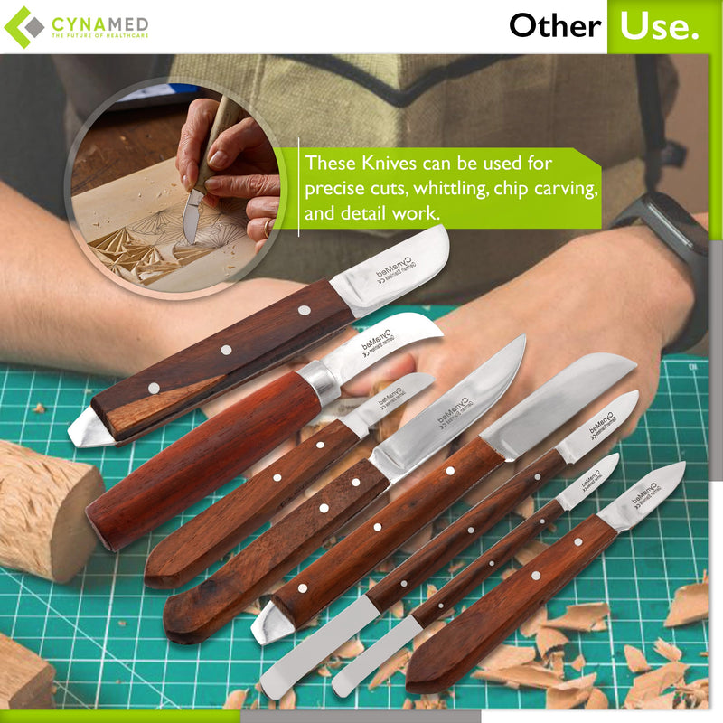 Dental Fahenstock Large, Small Knife, Cynamed Plaster Alignate Spatula and Knife Mixing Modeling Labratory Restorative Instruments (8) 8