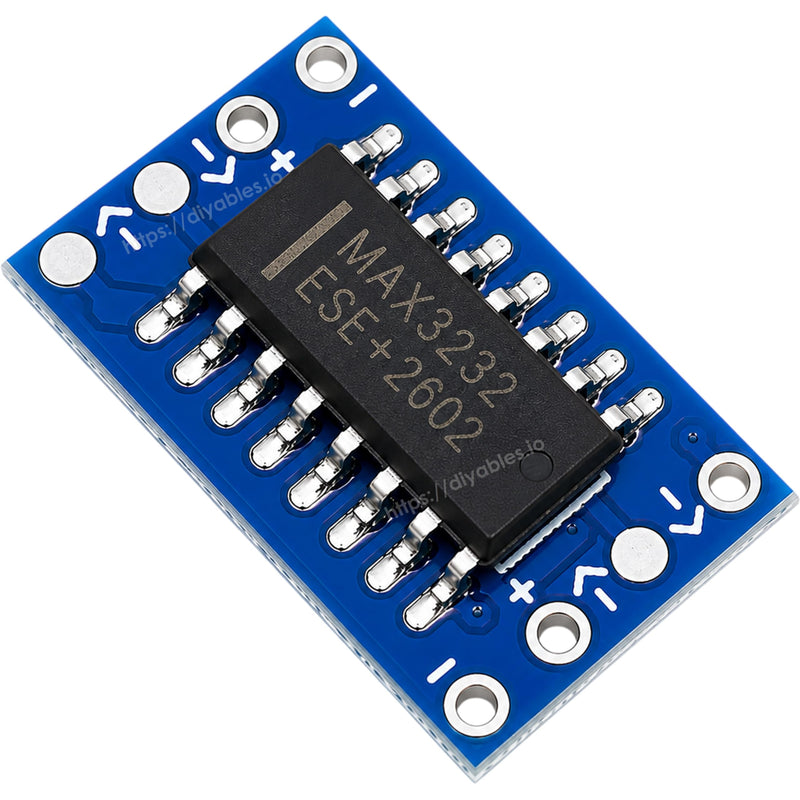 RS232 to TTL Level Converter Module MAX3232, 10 Pack | MAX3232 CSE 3-5V 120Kbps Bidirectional Serial Adapter for Arduino ESP32 Raspberry Pi