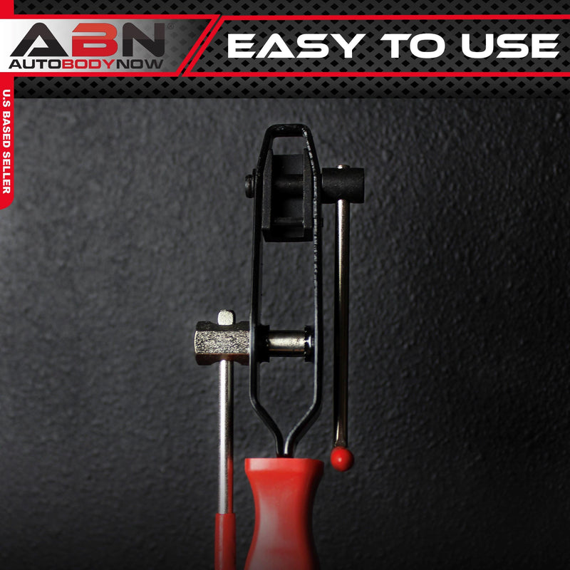 ABN CV Joint Ear Clamp Banding Tool & Boot Crimp Pliers 2-Piece Kit 10mm Fuel, Cooling System, Vacuum Hose Clamping Set