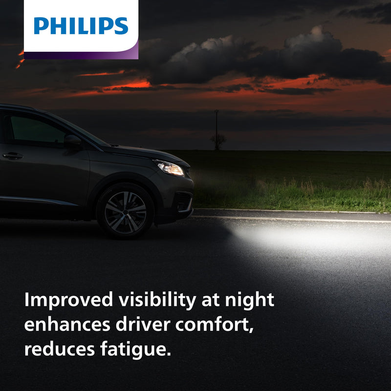  [AUSTRALIA] - Philips Automotive Lighting H7 NightGuide Platinum Premium Upgrade Automotive Replacement Headlight Bulb, Fits Select High Beam, Low Beam, and Fog Positions (Pack of 2)