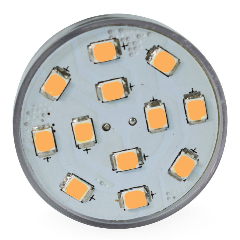 Leisure LED RV Trailer Motorhome LED Spot Light 1156 1139 1141 1383 LED Bulb 2 Watt 275 Lumen CW 10-30Volt 12Volt Long Neck (Warm White 3500K, 4-Pack Long Neck) Warm White 3500K