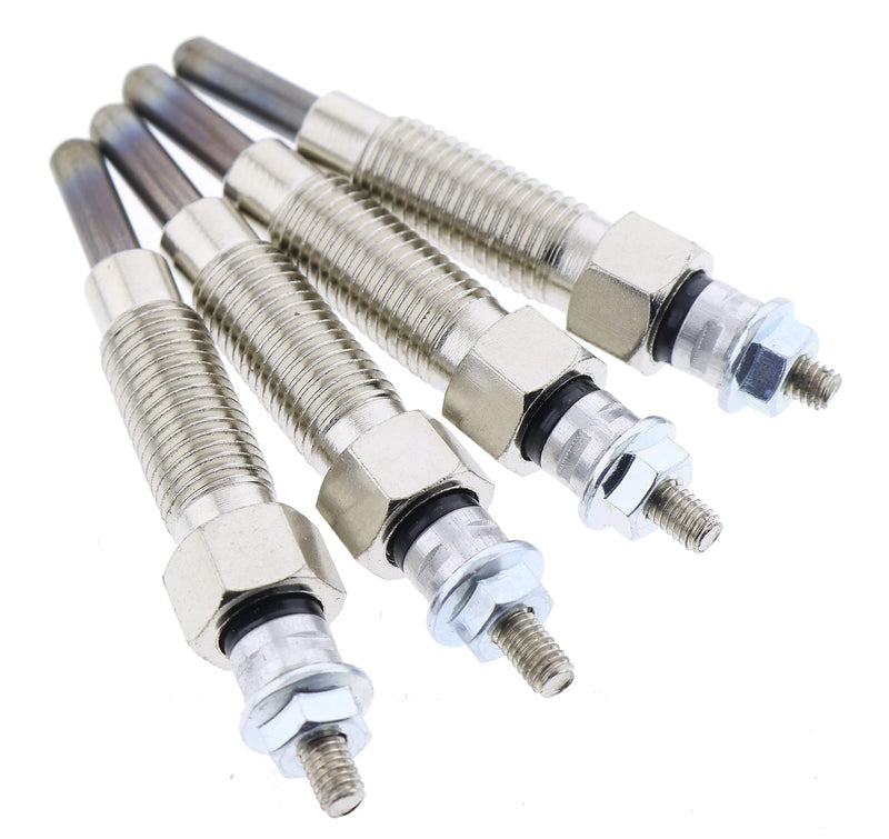 JEENDA 4PCS 15221-65510 15401-65510 15521-65512 Glow Plug for Bobcat 743 643 743B Kubota V1402 V1702 V1902