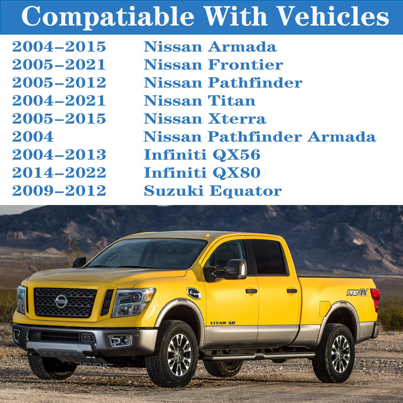 134193 Gear Shift Bushing -for Nissan Armada Frontier Pathfinder Titan Transmission Shifter Linkage Cable Bushing&Tool Repair Kit Xterra Infiniti QX56 QX80 Suzuki Equator 349351LA0A,34935ZR00A (4PCS) 4PCS