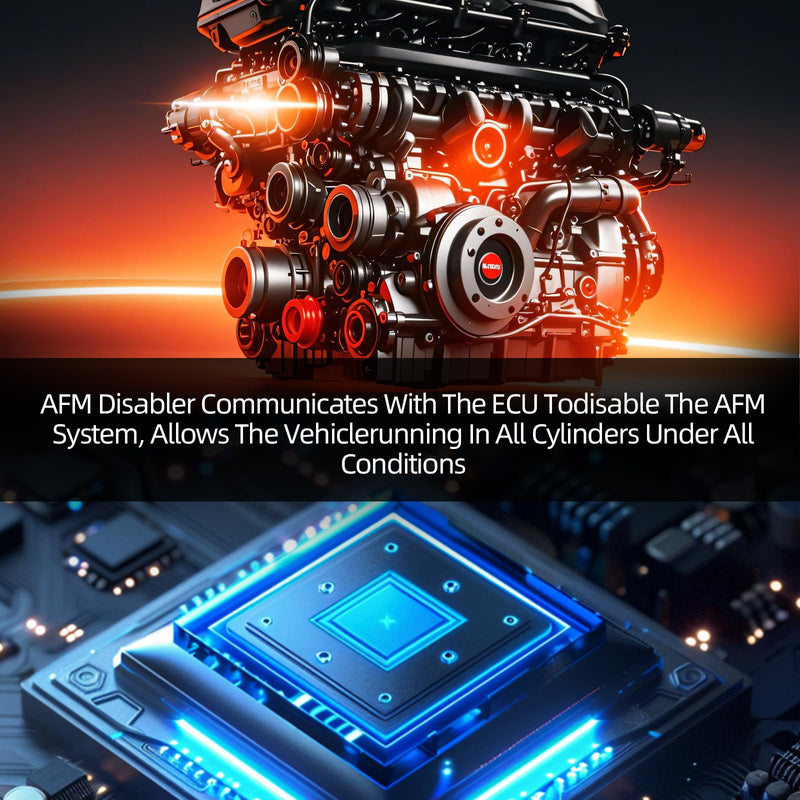 AFM/DFM Disabler Silverado 5.3 Active Fuel Management Delete Disabler Compatible With V6 & V8 Gm Motors(Chevy GMC Sierra GMC Yukon Cadillac Escalade etc)4.3L 5.3L 6.0L 6.2L-3 Year Warranty BlackBlue