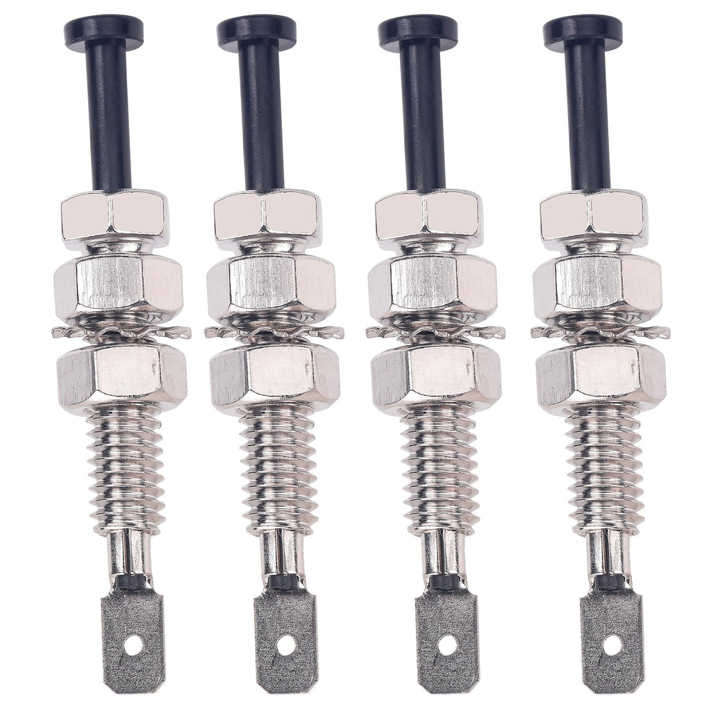 12v Door Pin Switch Car Auto Trunk Alarm Security Hood On Off Momentary 20A 12Vdc Universal Adjustable Bonnet Light Hood Screw 4PCS