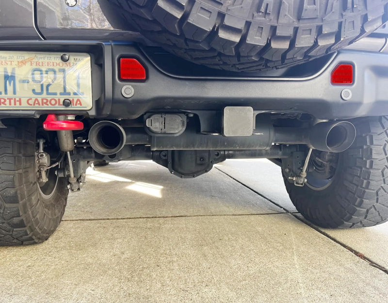 iJDMTOY OE-Spec Dark Red Lens Rear Bumper Reflector Lenses Compatible With Jeep 2018-up Wrangler JL Sahara Rubicon MOAB Trims ONLY, OE-Spec LH RH Assembly