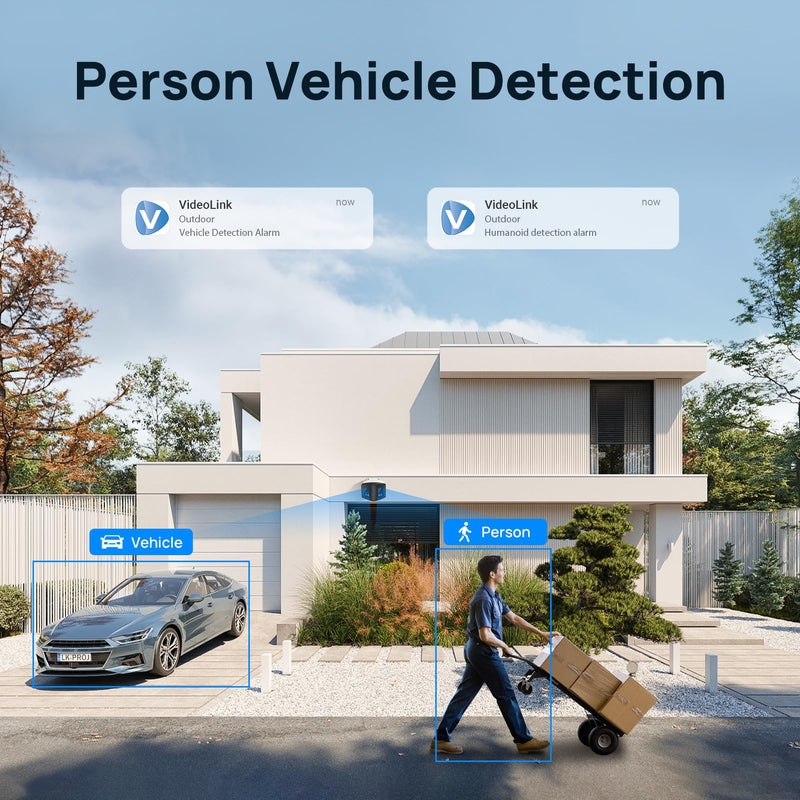 PANOEAGLE 4MP Dual Lens PoE IP Security Camera Outdoor with 180° Panoramic Wide Angle,Smart Color Night Vision,Human/Vehicle Detection,2-Way Audio & Micro SD Slot(512G),IP67 Waterproof,NDAA Complaint 4MP Panoramic/Dual Light