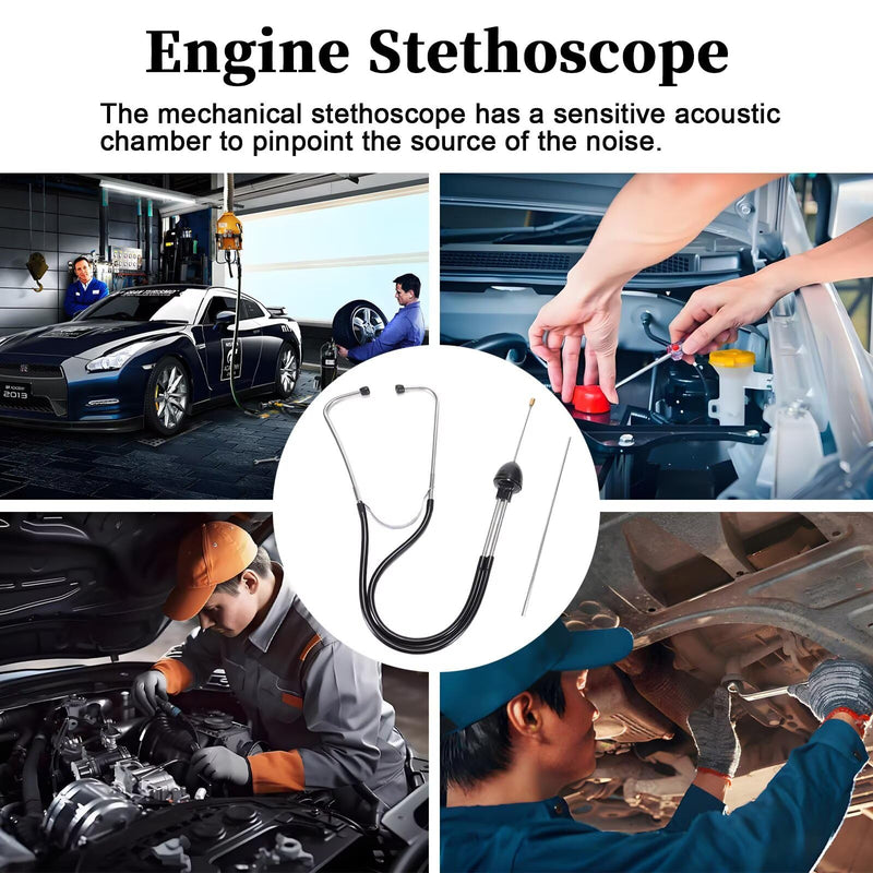 Car Mechanic Stethoscope, Automotive Stethoscope Engine Diagnostic Tool, Automotive Tools Universal for Car Truck SUV Motorcycle RV 1Pc