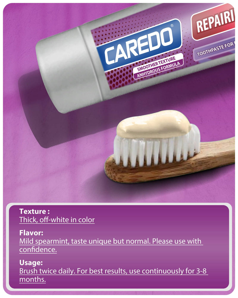 CAREDO Gum Toothpaste for Periodontitis, Gum Repair for Receding Gums, Gum Disease & Gingivitis Treatment, Periodontal Disease Treatment for Gum Health, Gum Disease Repair Bad Breath Toothpaste 3.52OZ 3.52 Ounce (Pack of 1)