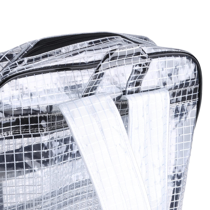 15.7inch Anti-Static Clear PVC Tool Backpack for Computer Repair, Static-Safe Storage for Electronics, Transparent Work Bag with Durable Design for Engineers & Technicians