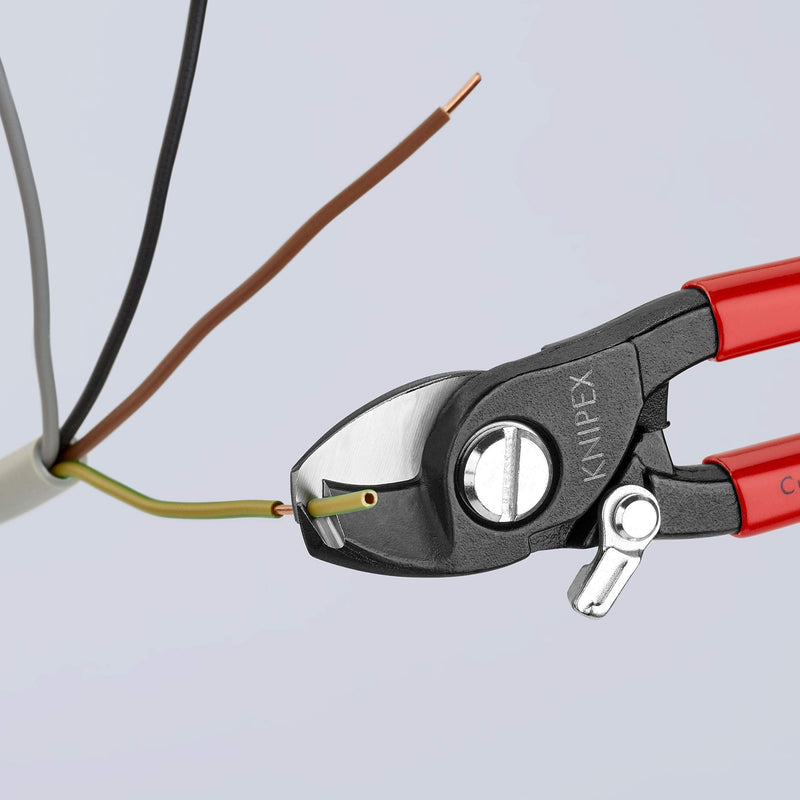 KNIPEX Tools - Cable Shears With stripper (9541165) Red
