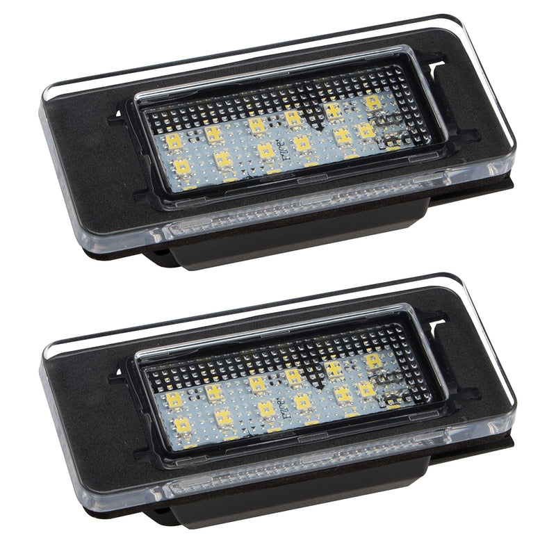 License Plate Lights Rear Number Lamps Fit Altima Sentra Versa Rogue 26510-8990E Xenon White Rear Tag Light Kit Assembly 2Pcs